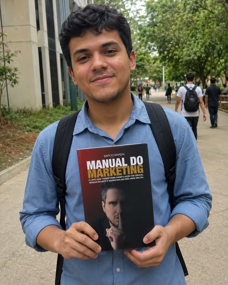 Manual do Marketing na mão de leitor