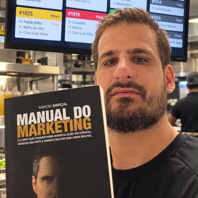 Manual do Marketing na mão de leitor